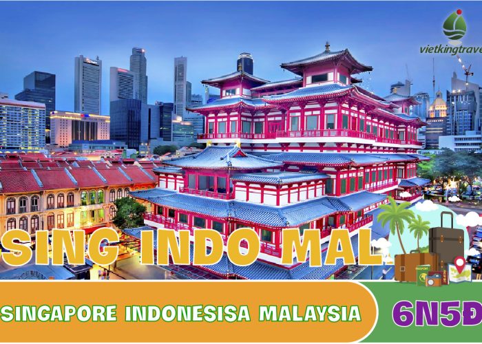 du lịch singapore indonesia malaysia 6 ngày 5 đêm