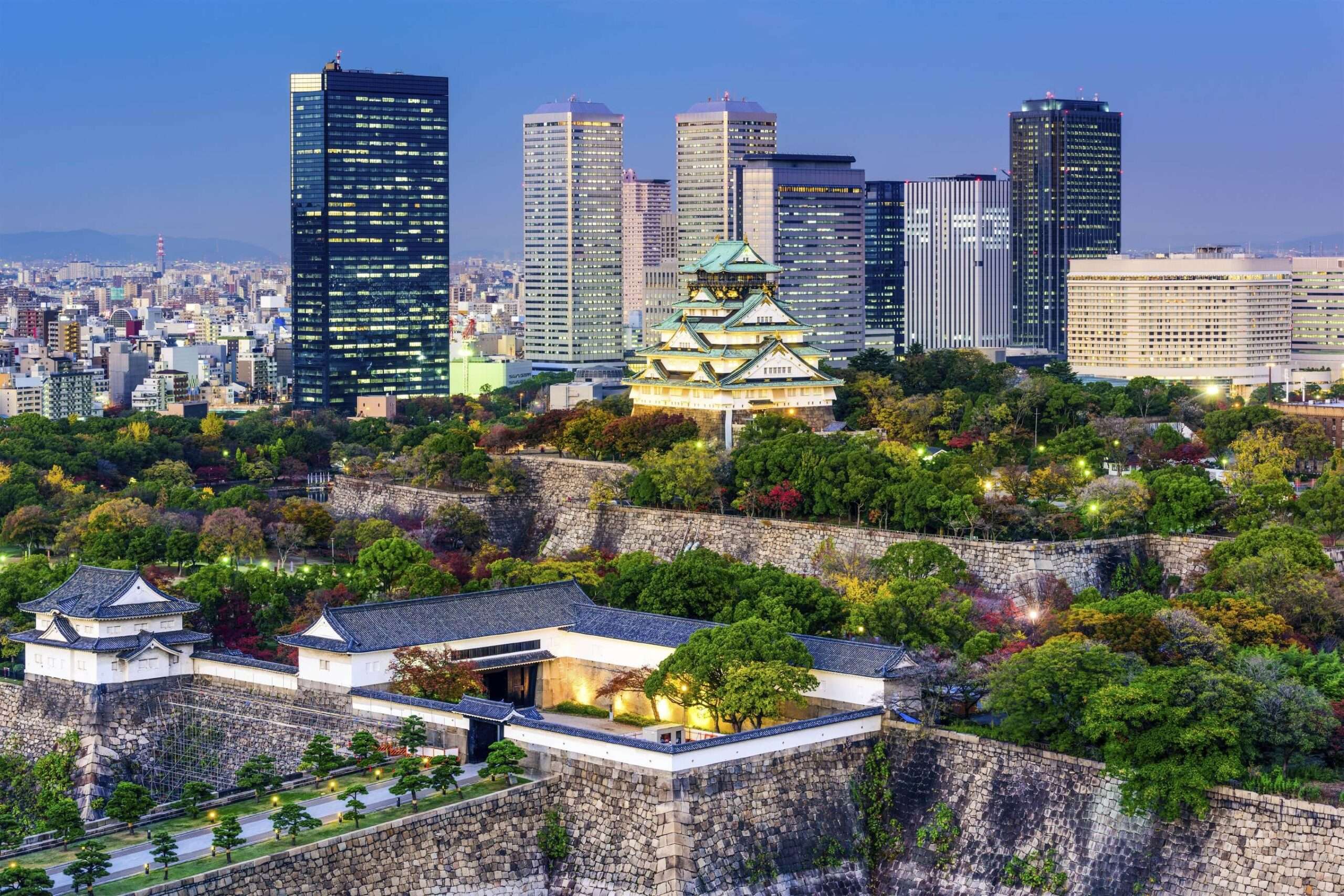  toàn cảnh Lâu Đài Osaka